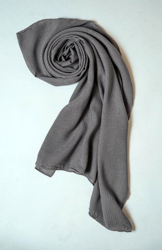Voile cotton Hijab -Shadow Grey