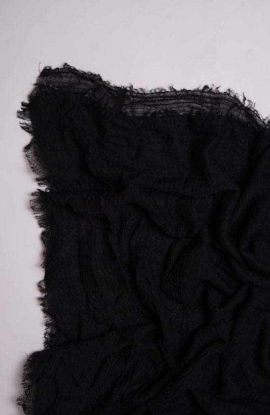 Crimped Viscose - Black