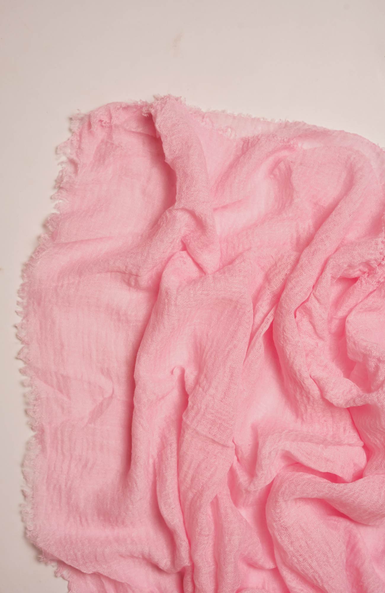 Crimped Viscose - Light Pink