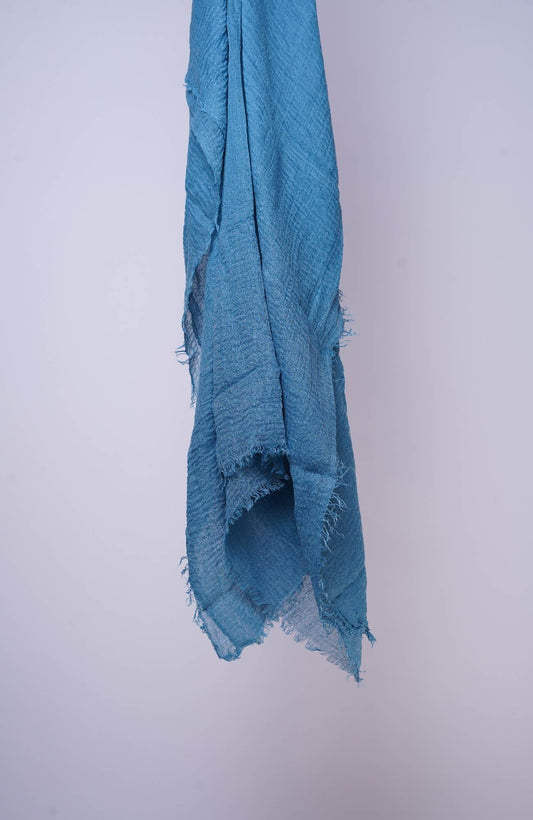 Crimped Viscose - Maya Blue