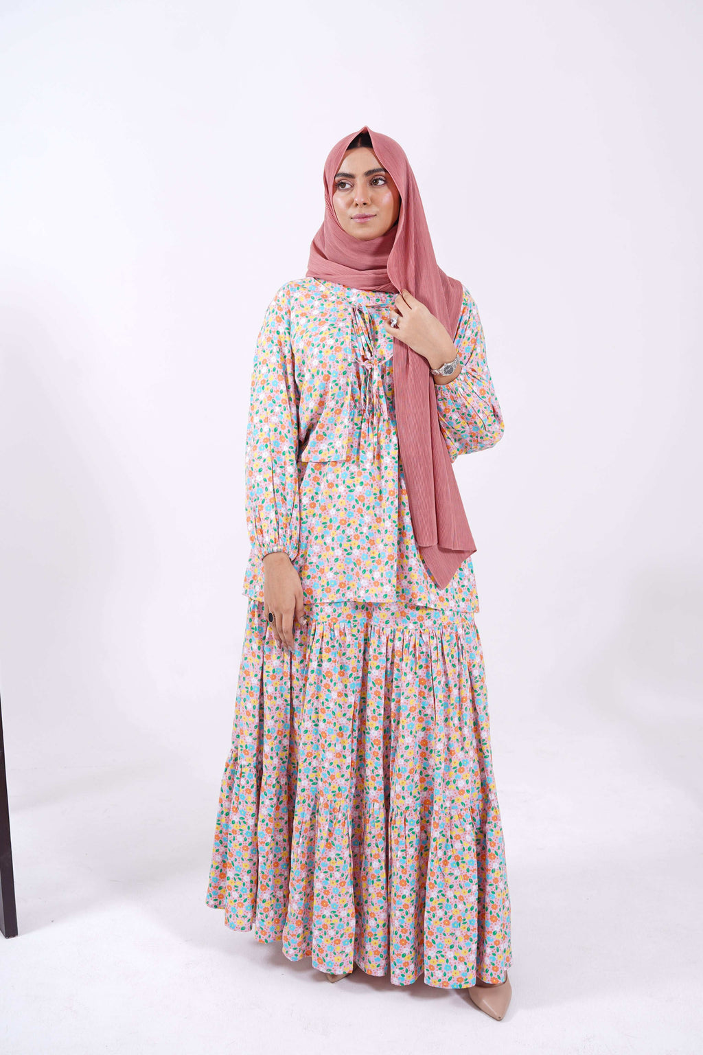 Spring Bloom Skirt Set