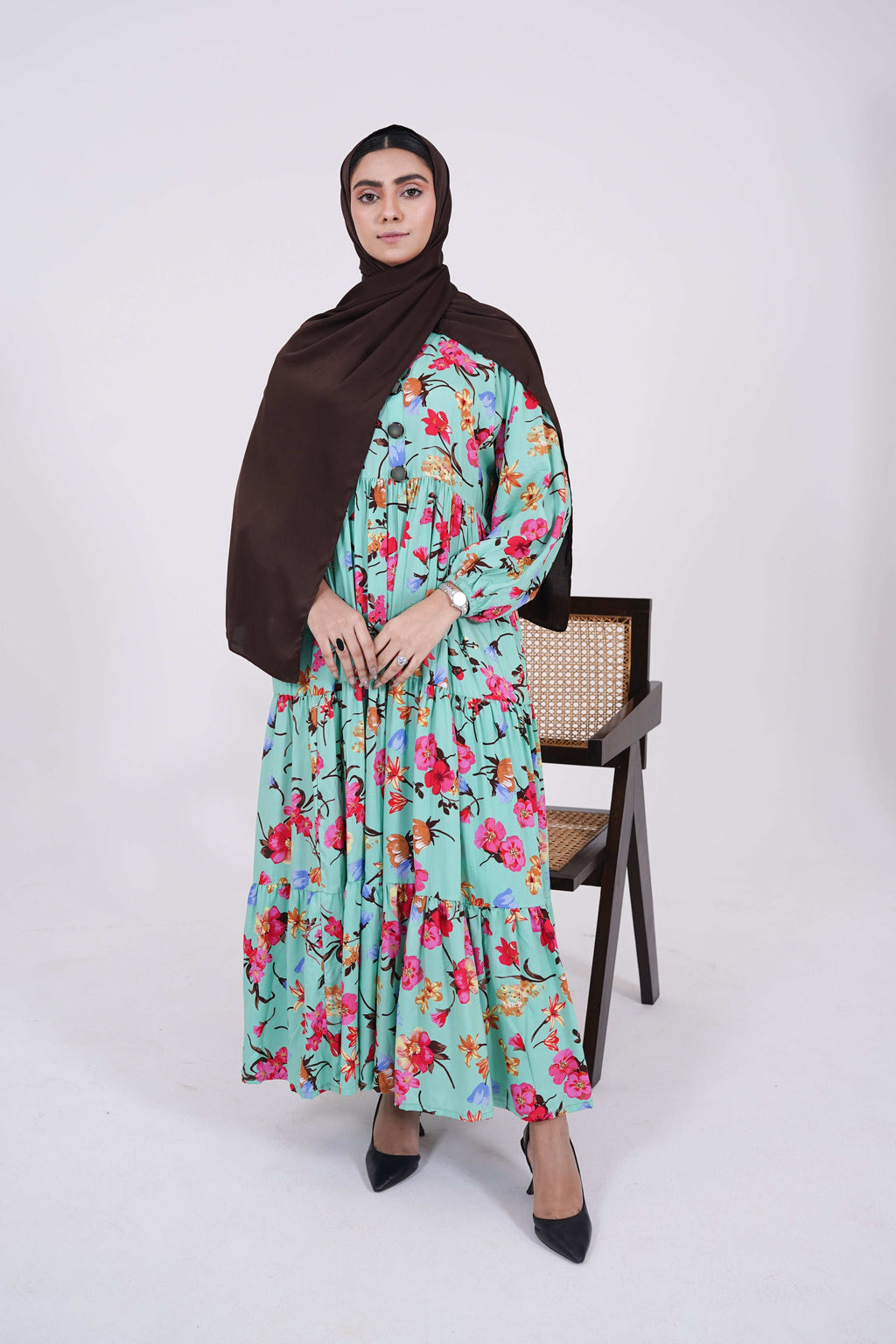 Turquoise Garden Frock