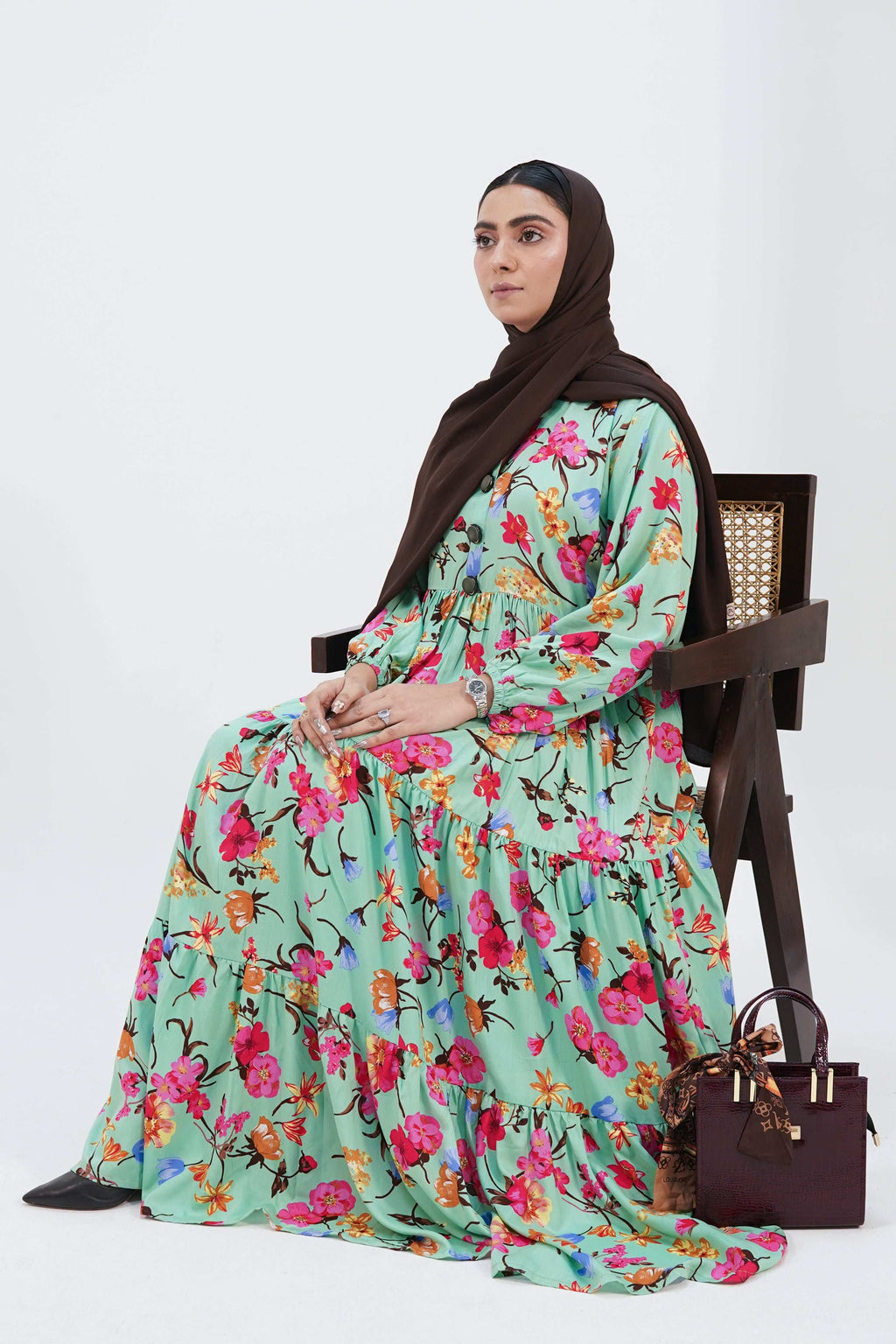 Turquoise Garden Frock