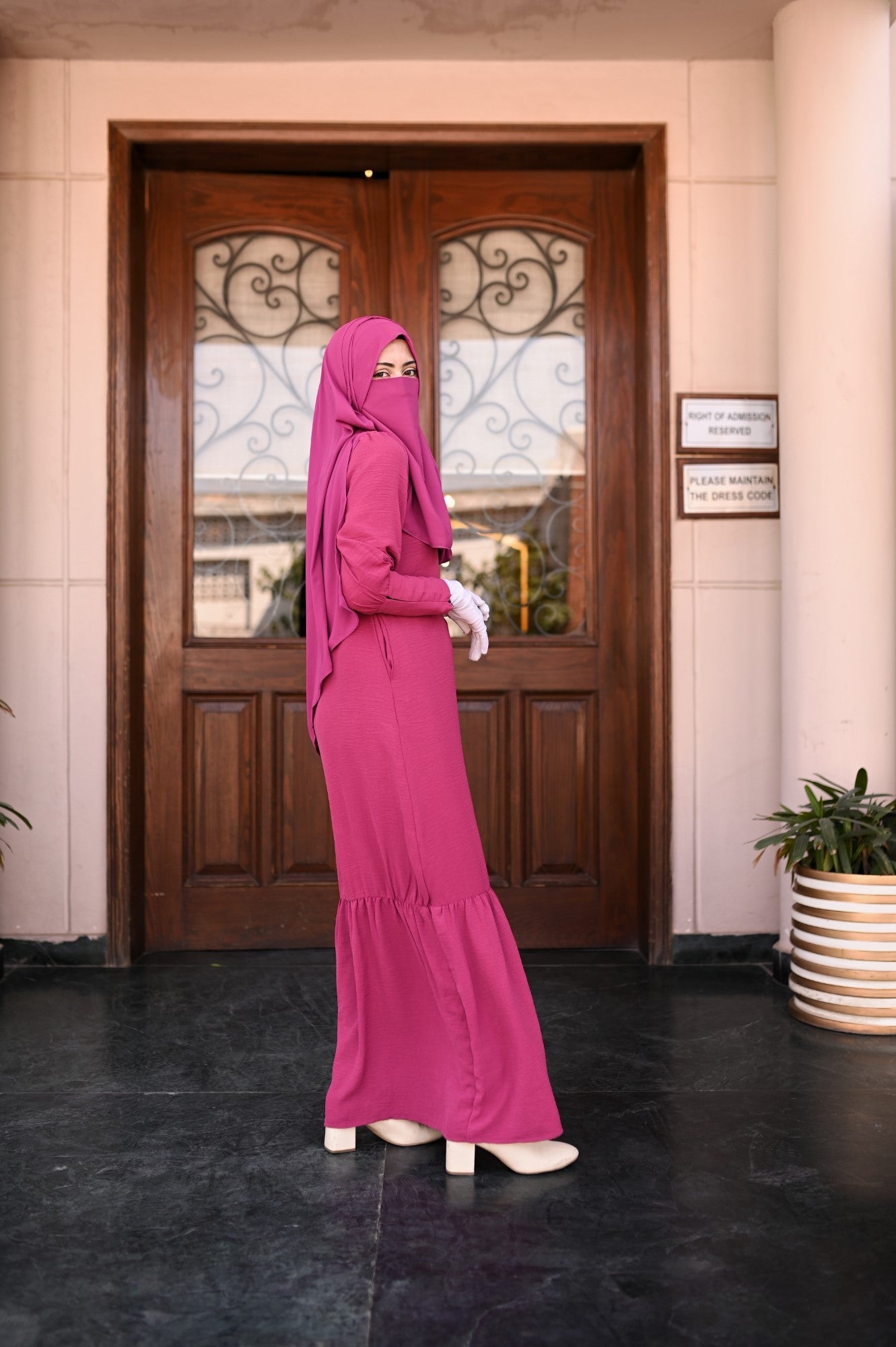 Daisy Maxi Dress  - Pink Glow