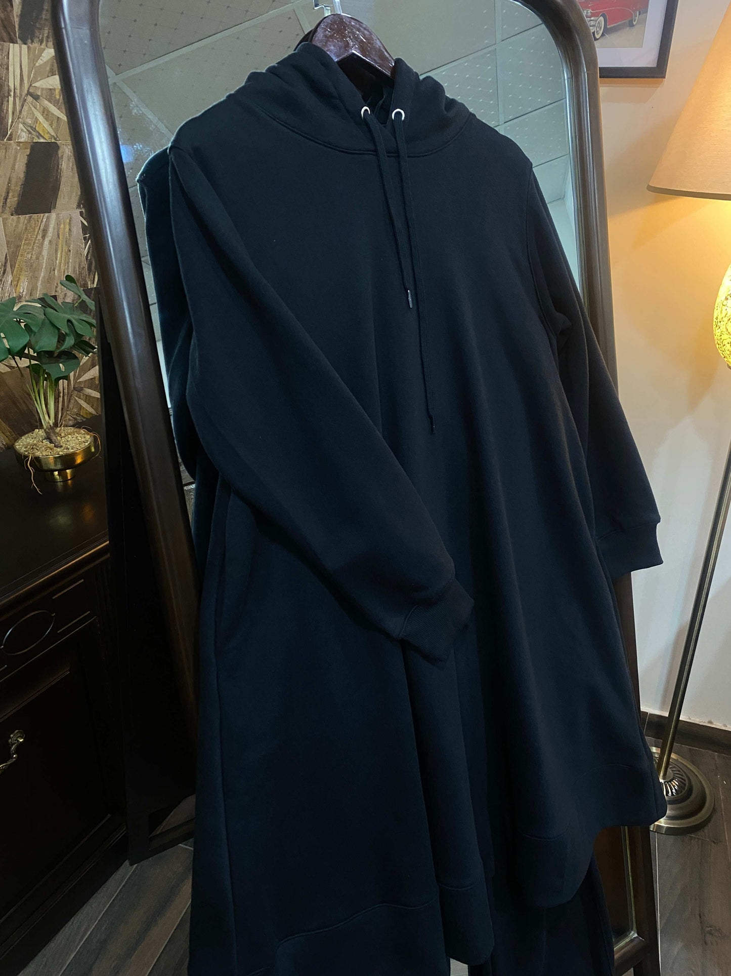 Dahlia Fleece Co Ord Set - Black