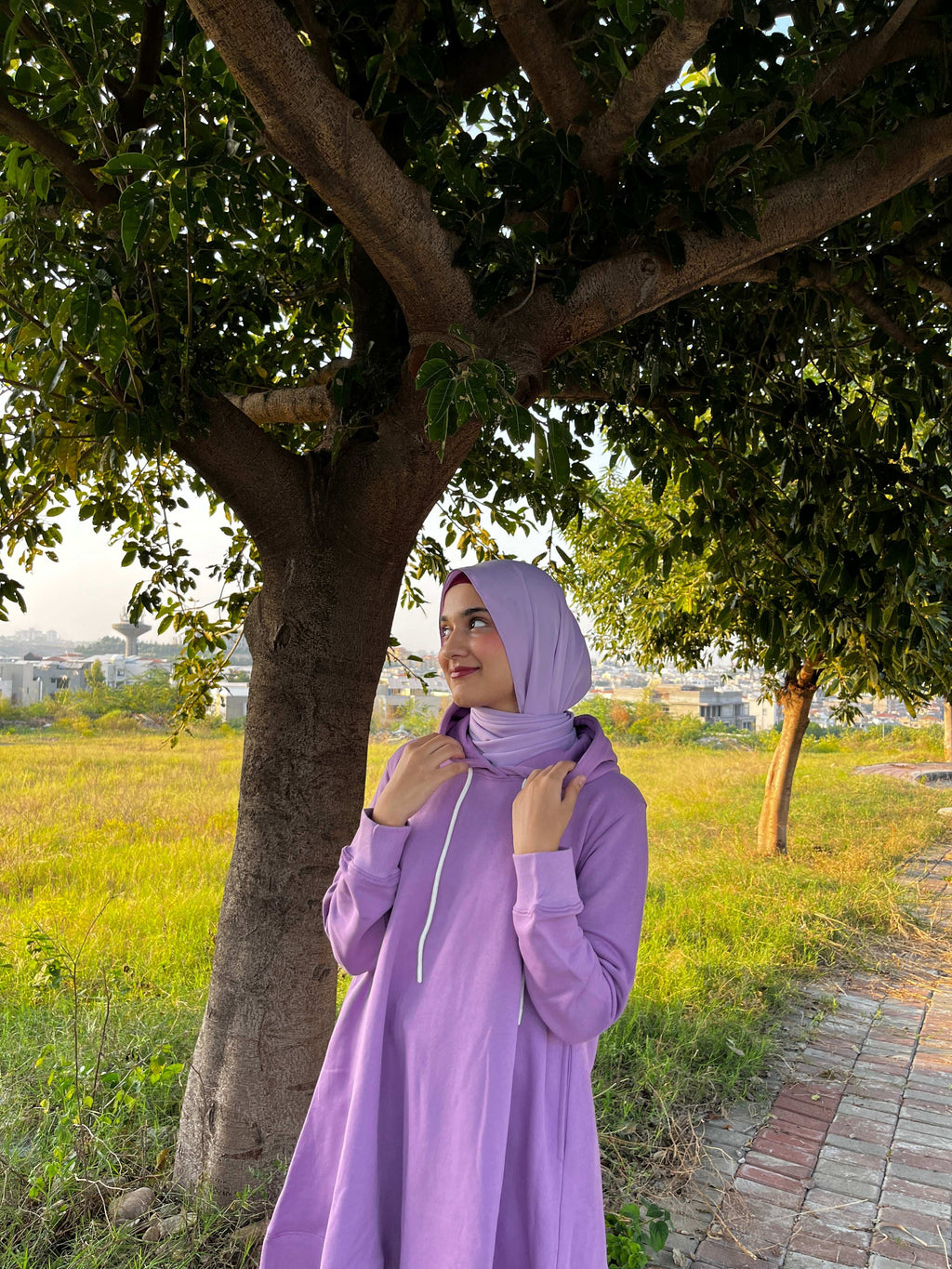 Dahlia Fleece Co Ord Set - Lavender