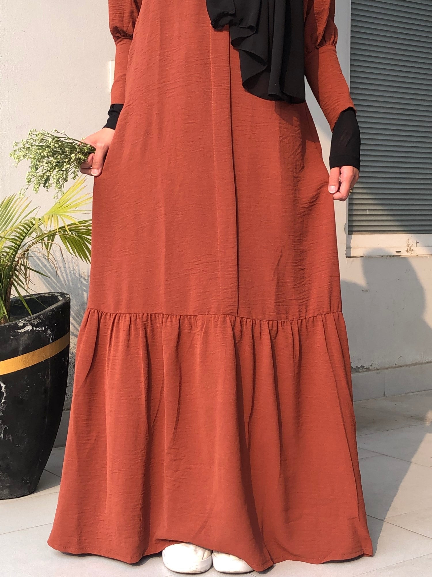 Daisy Maxi Dress - Peach