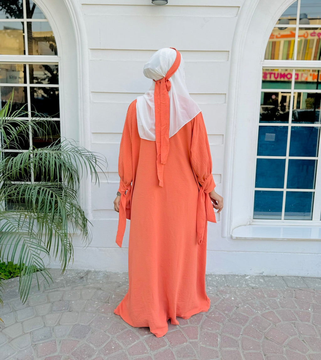Marwah Abaya - Coral