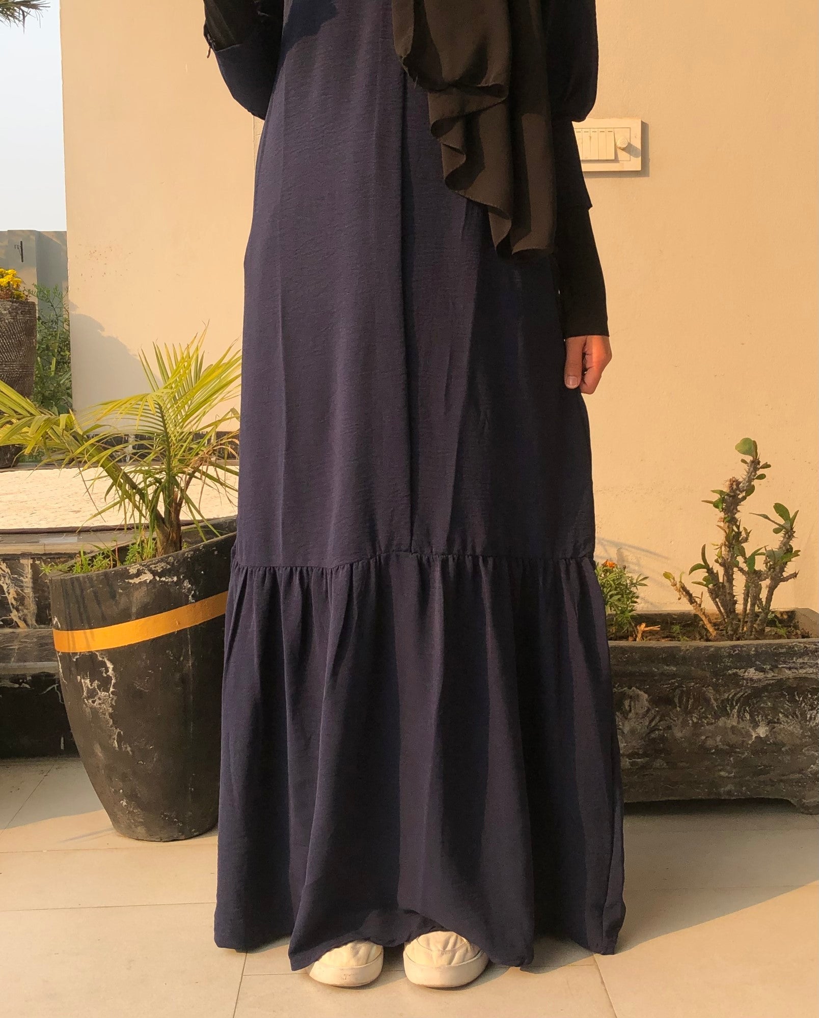 Daisy Maxi Dress - Dark Blue