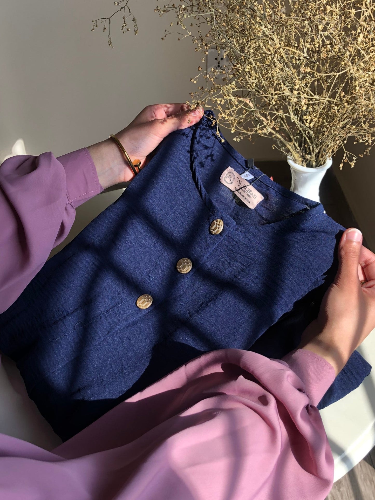 Daisy Maxi Dress - Dark Blue