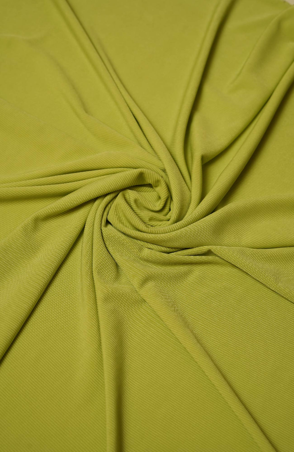 Ribbed Jersey-Apple Green