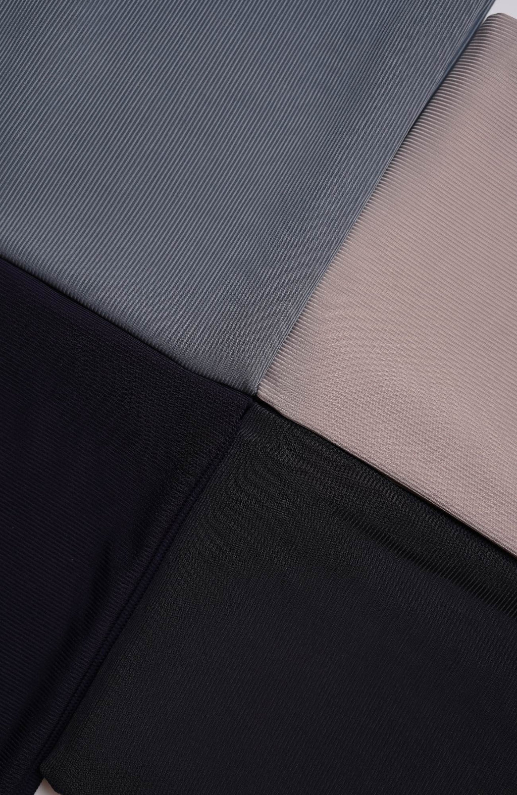 Ribbed Jersey-Denim Blue