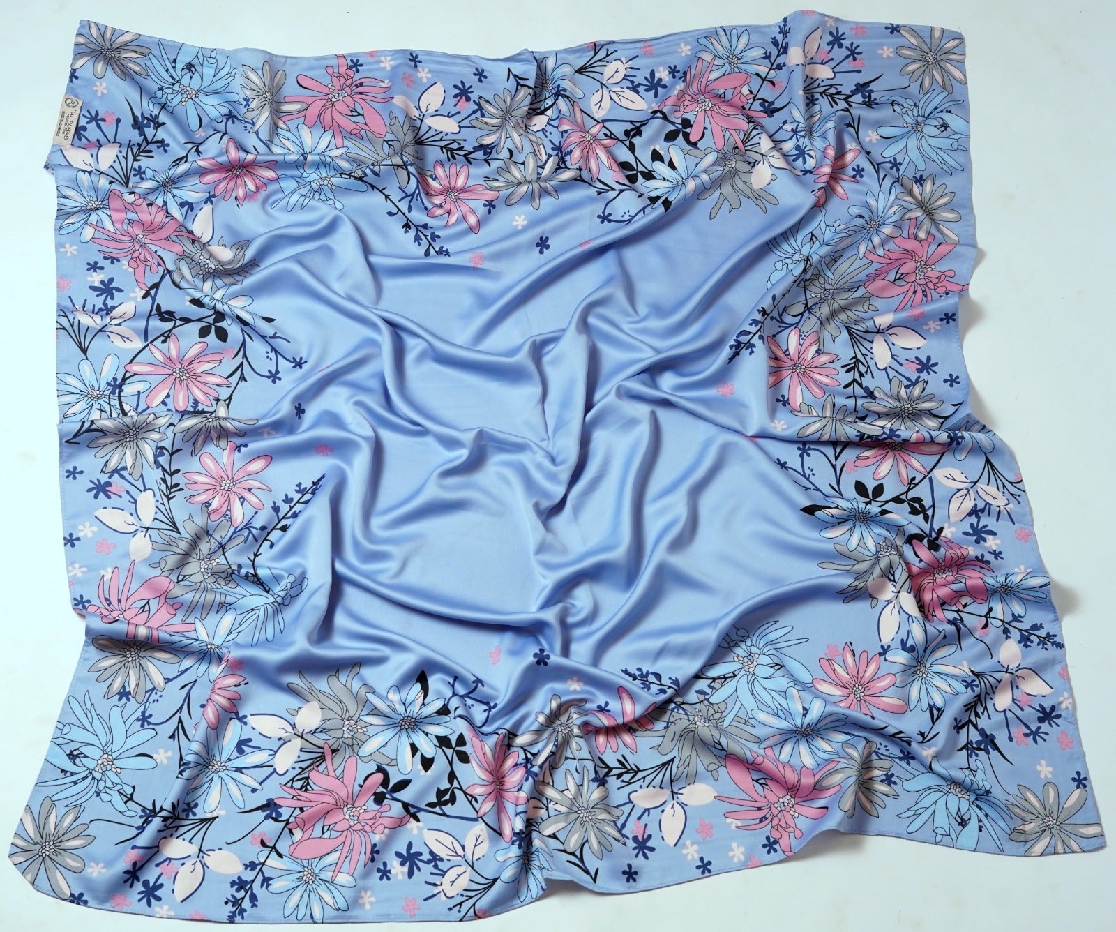 Satin Printed - Iris Carolina