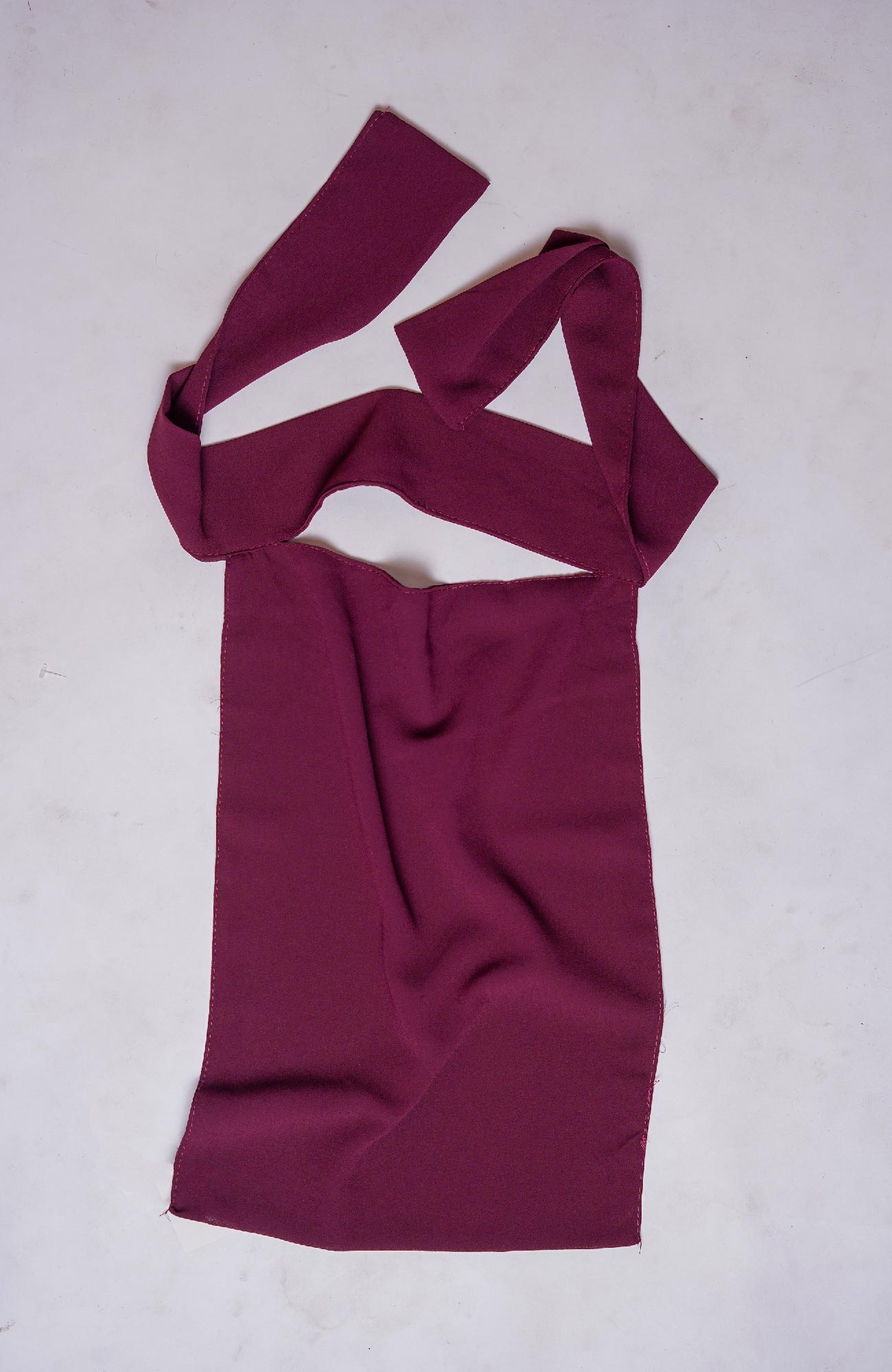 Saudi Niqab-Burgundy