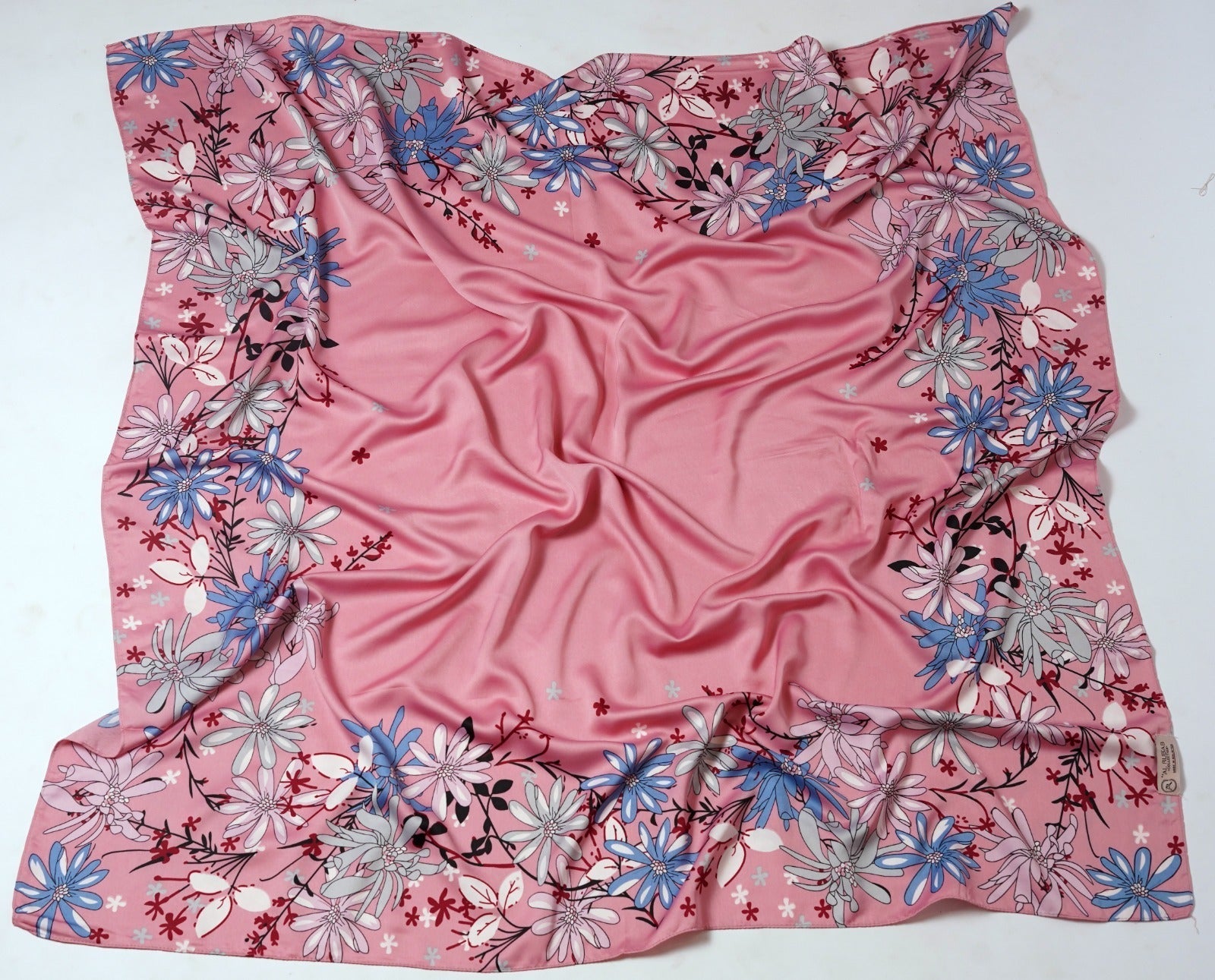 Satin Printed - Iris Rose