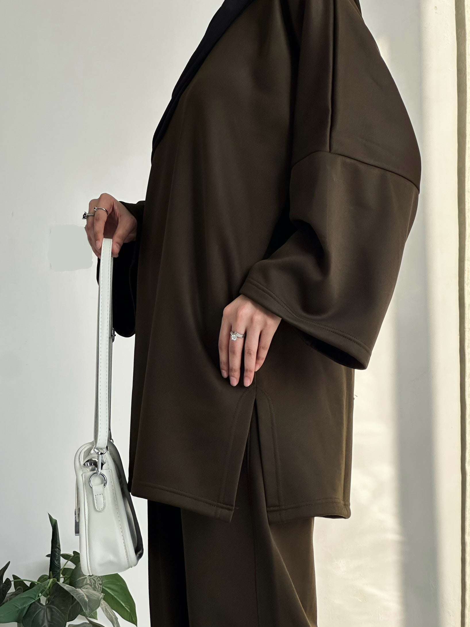 BASIQUE CO-ORD SET-BRUNT OLIVE