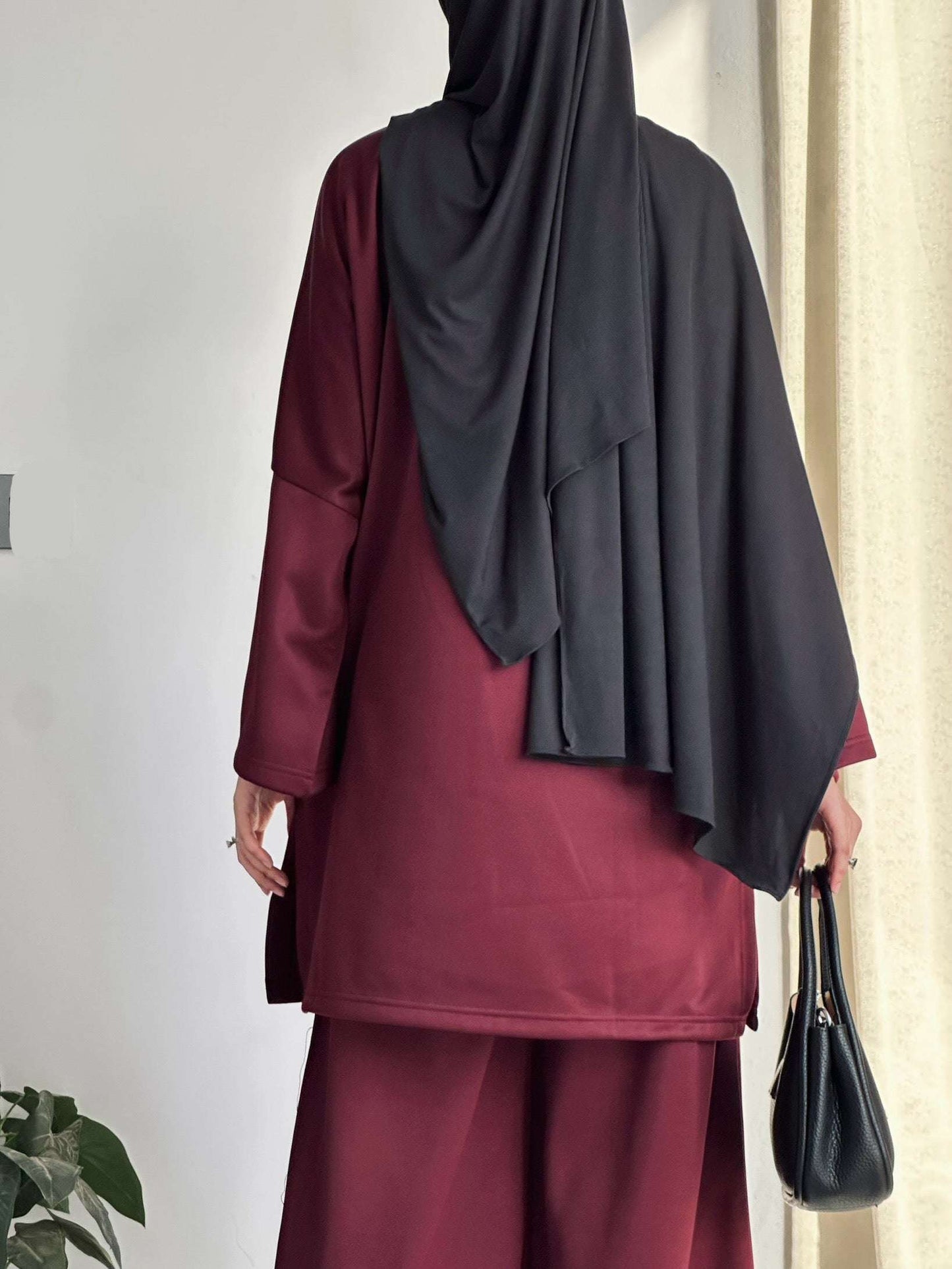 BASIQUE CO-ORD SET - MAROON