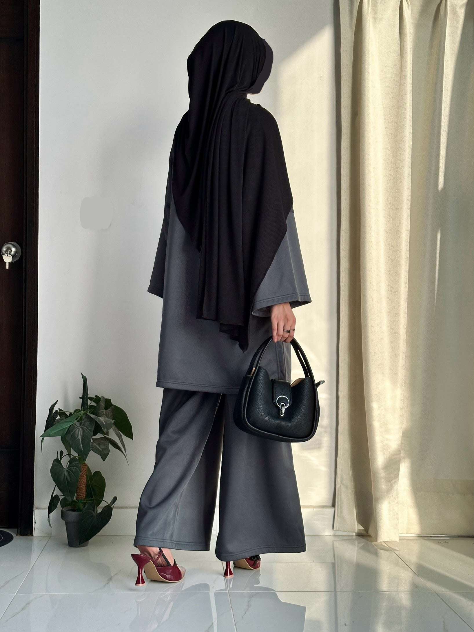 BASIQUE CO-ORD SET - GREY