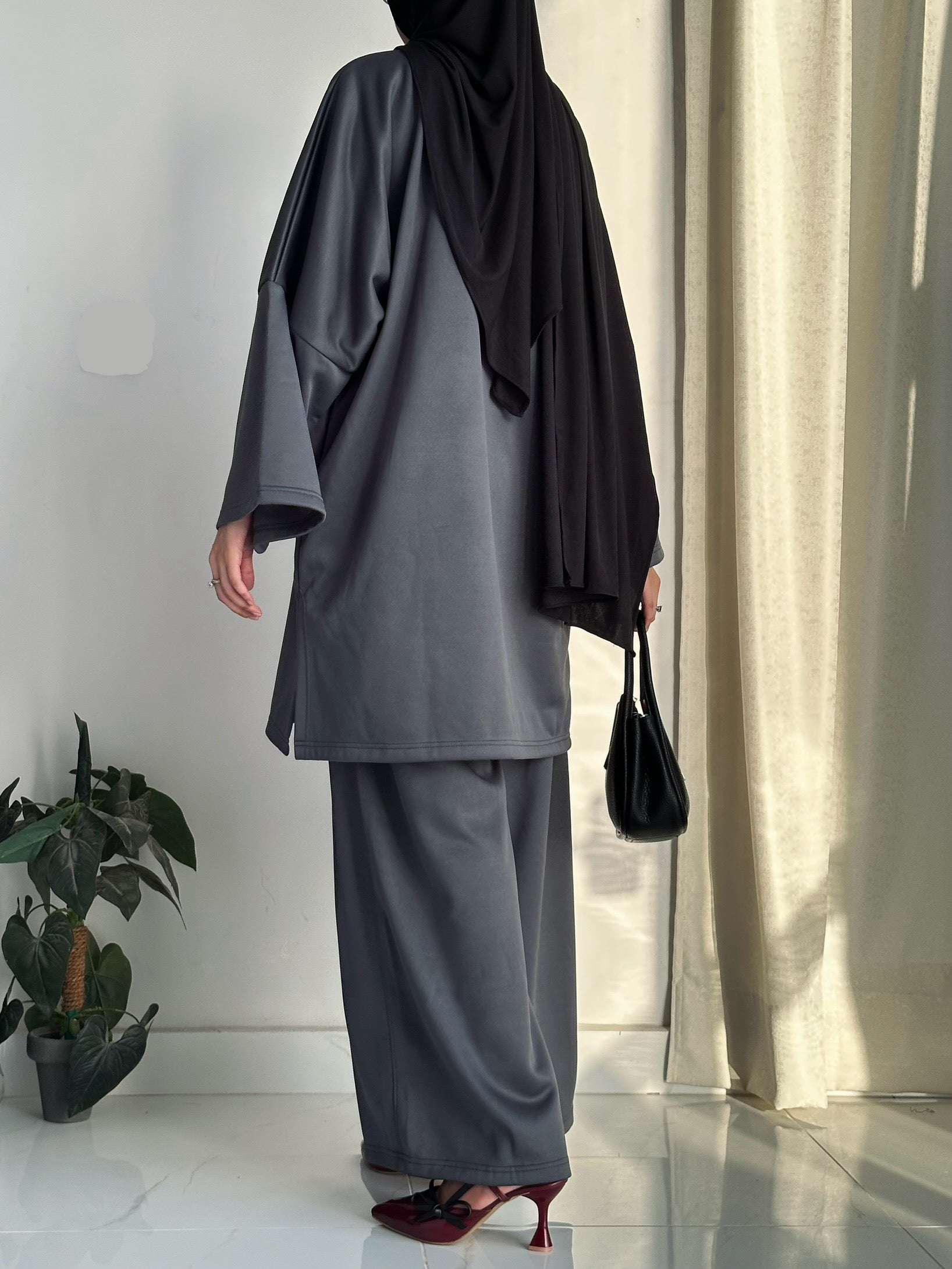 BASIQUE CO-ORD SET - GREY