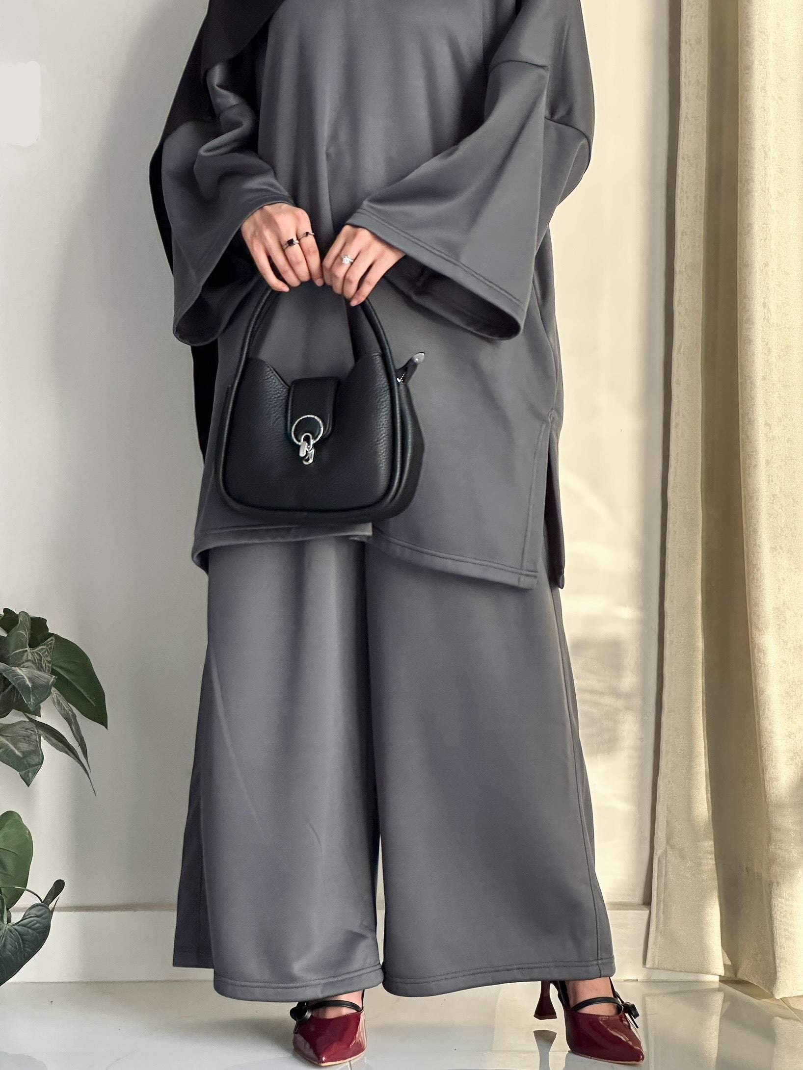 BASIQUE CO-ORD SET - GREY