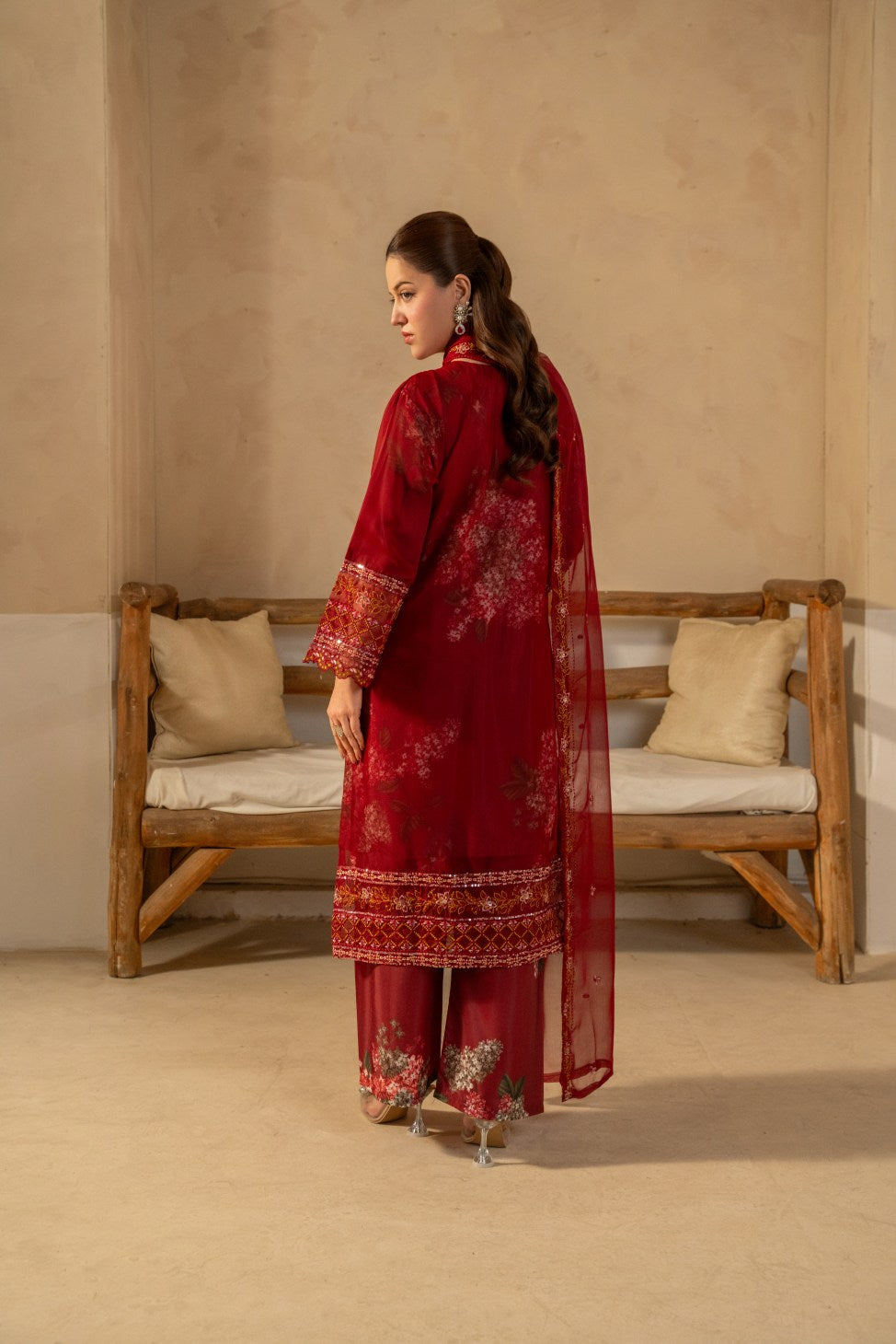 Gul Rukh (Maroon)