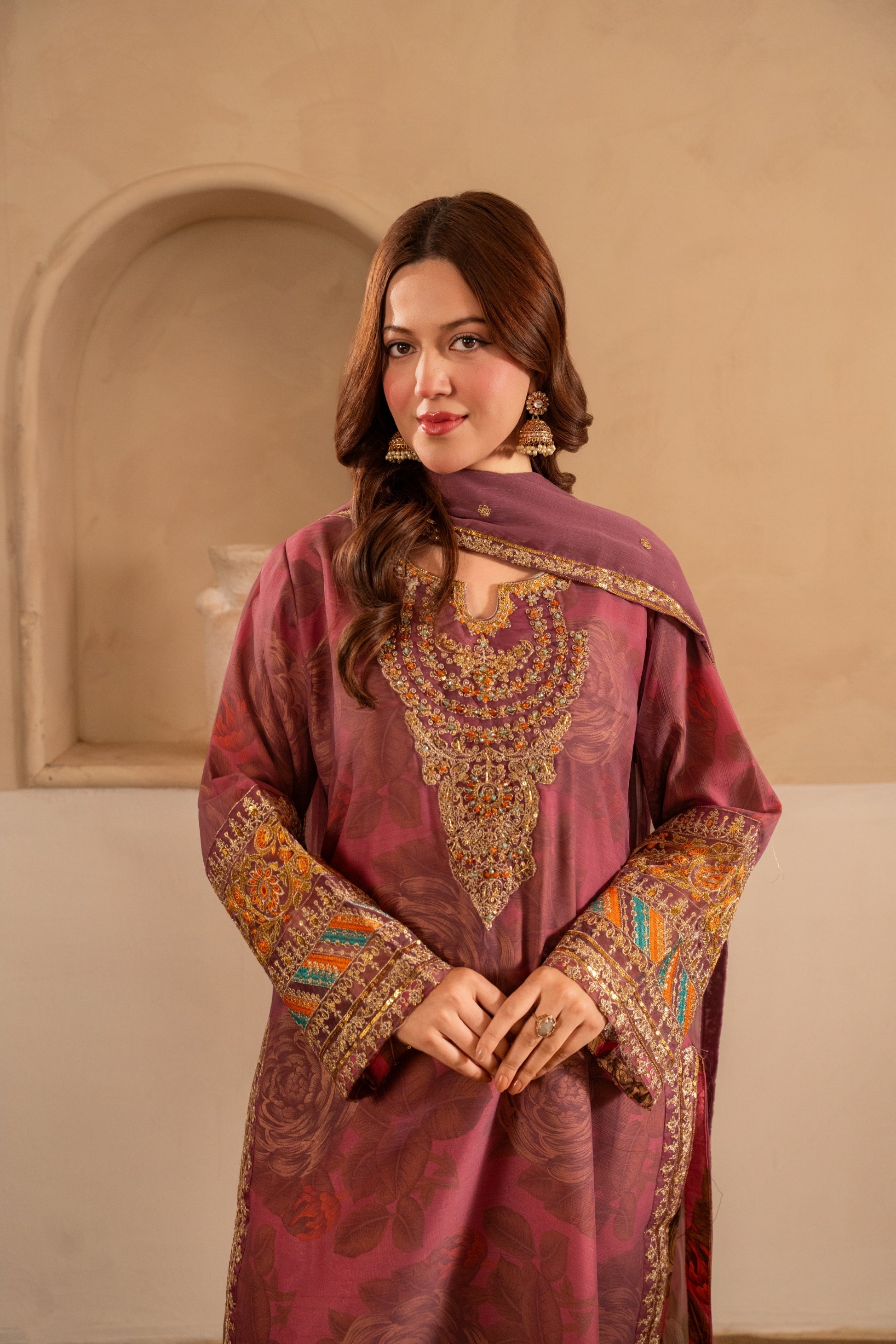 GUL E RANA (Mauve Pink)
