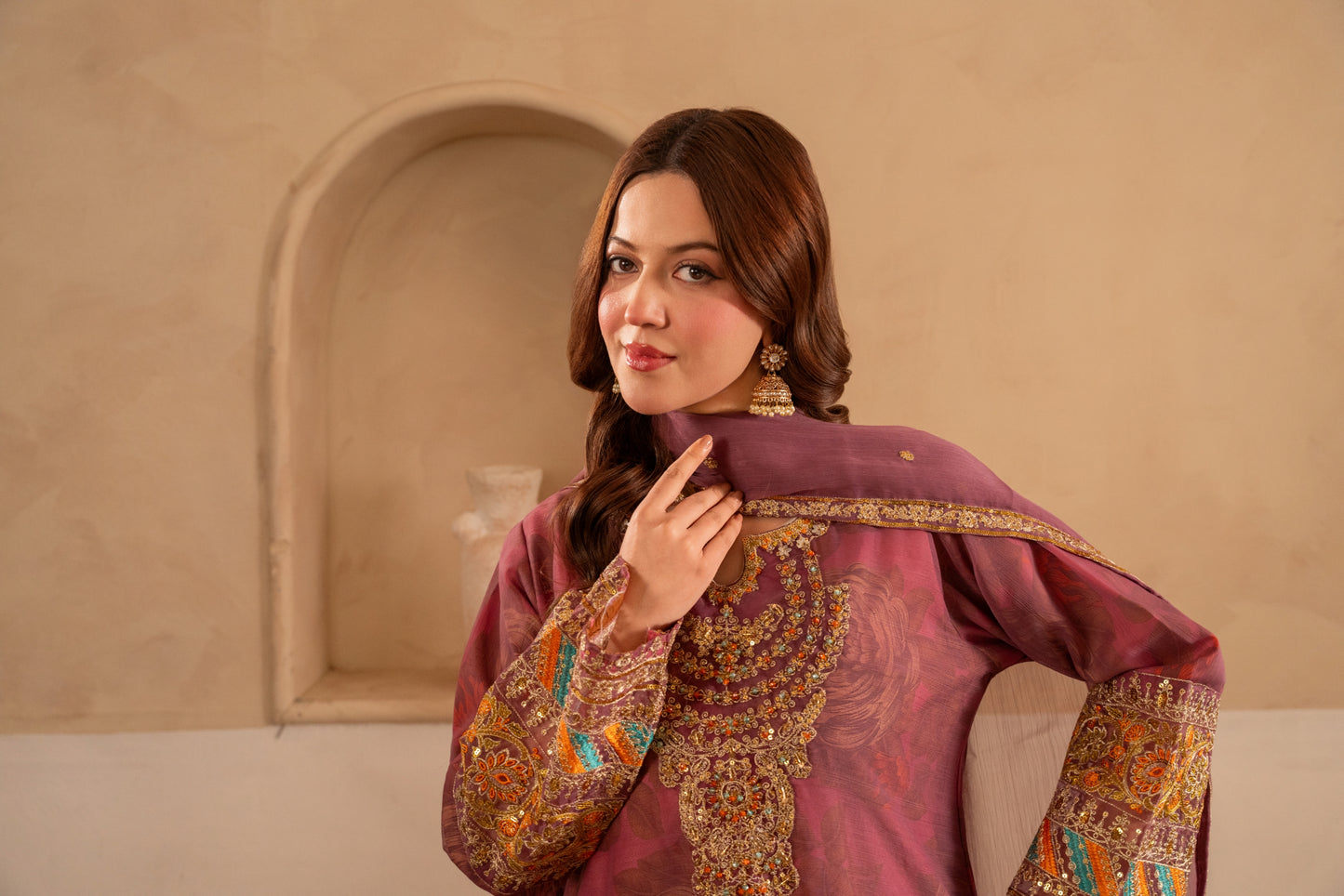 GUL E RANA (Mauve Pink)