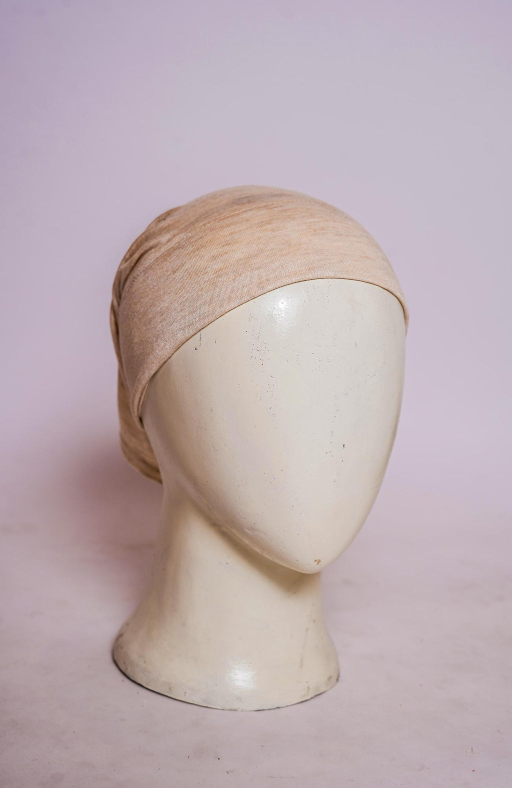 Plain Tube Hijab Cap - Ivory